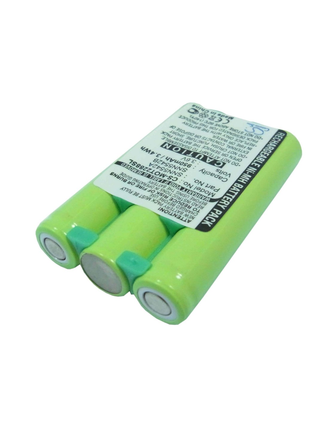 Battery for Motorola T2288, 2297, V2260 3.6V, 800mAh - 2.88Wh