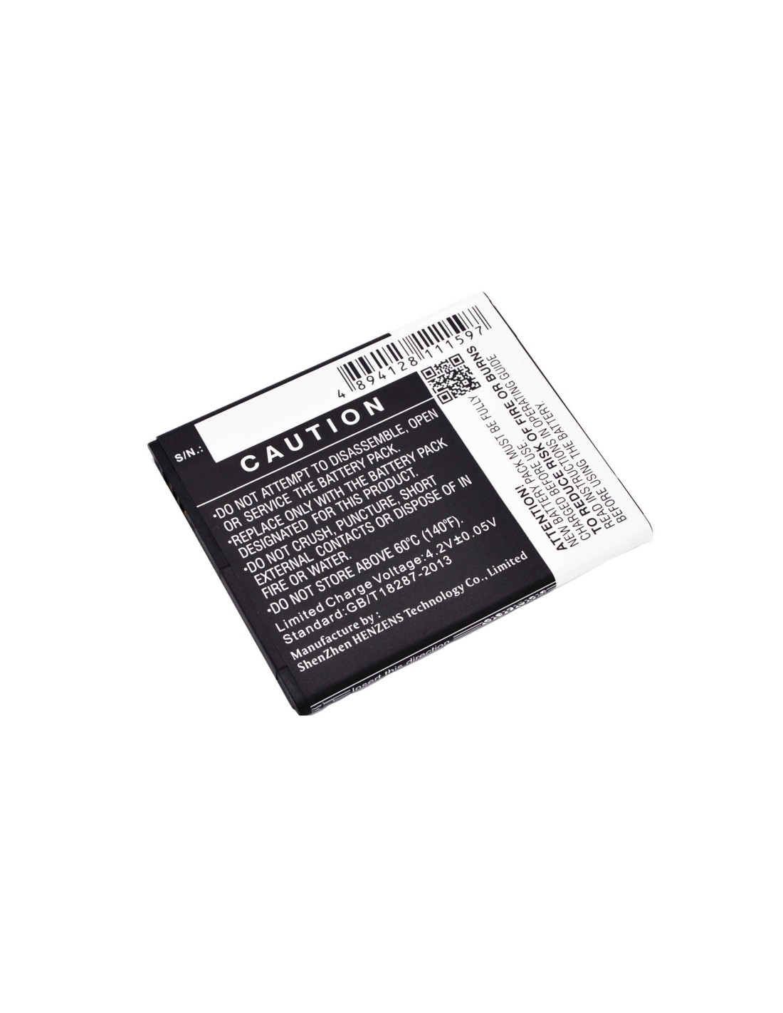 Battery for MyPhone Fun 2, Next-S 3.7V, 1800mAh - 6.66Wh