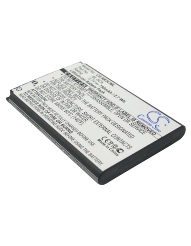 Battery for Nokia 1100, 1101, 1110 3.7V, 750mAh - 2.78Wh