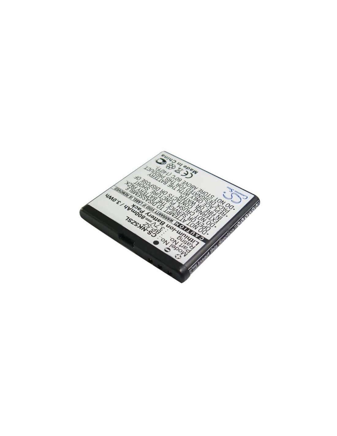 Battery for Nokia 700, Zeta N700 3.7V, 800mAh - 2.96Wh