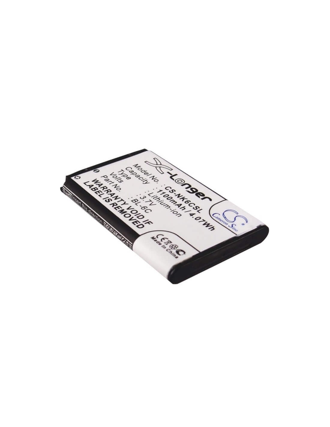 Battery for Nokia 2115i, 2116, 2116i 3.7V, 1100mAh - 4.07Wh