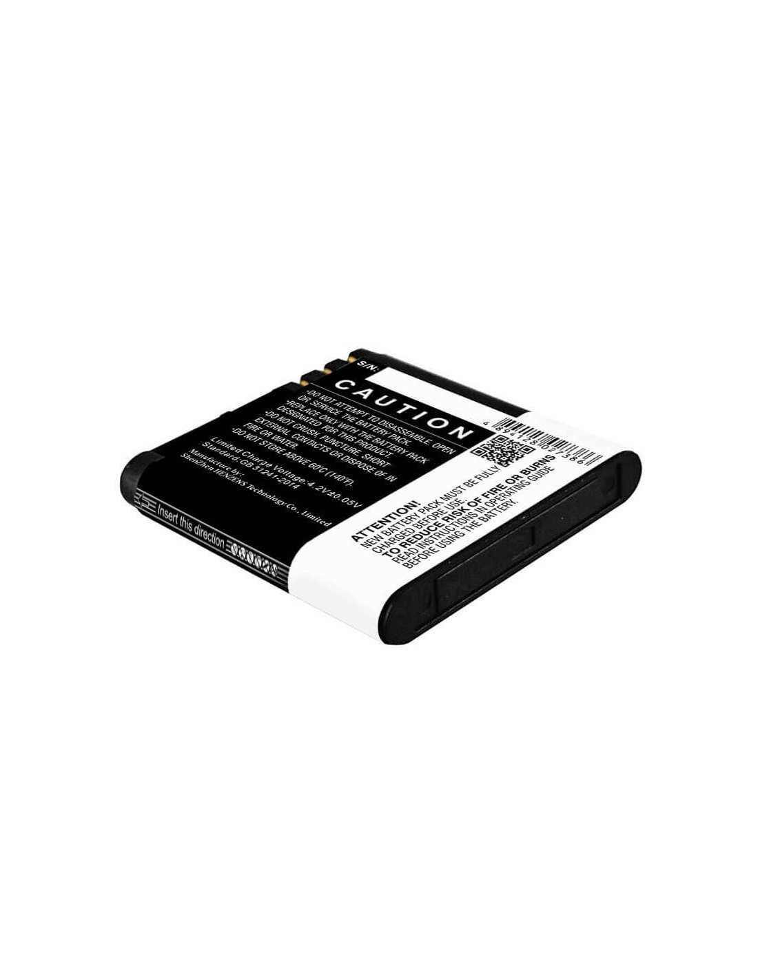 Battery for Nokia 6700 Classic, 6700 classic Illuvial 3.7V, 950mAh - 3.52Wh