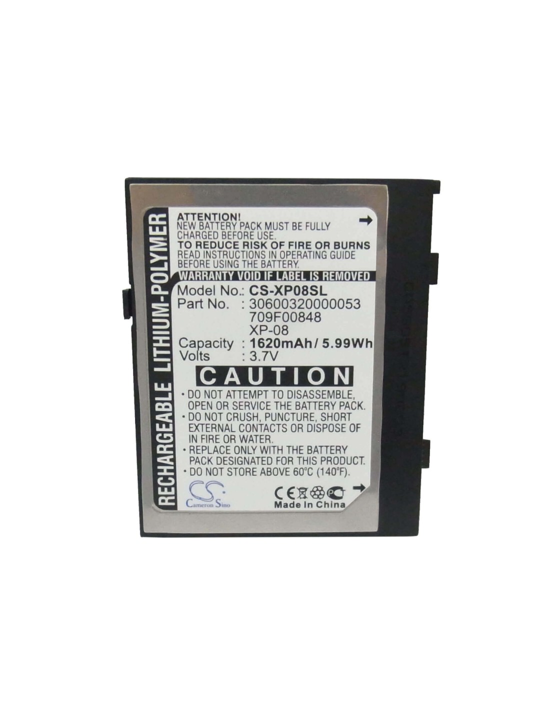Battery for O2 XDA Flame 3.7V, 1620mAh - 5.99Wh