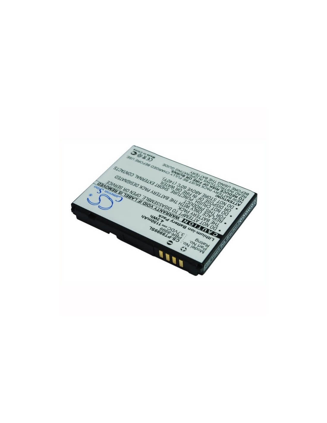 Battery for Pantech CDM-8999, CDM-8999 Crux 3.7V, 1150mAh - 4.26Wh
