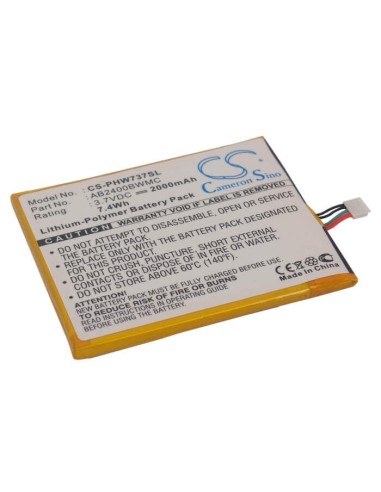 Battery for Philips Xenium W737, CTW737NAY, Xenium W736 3.7V, 2000mAh - 7.40Wh