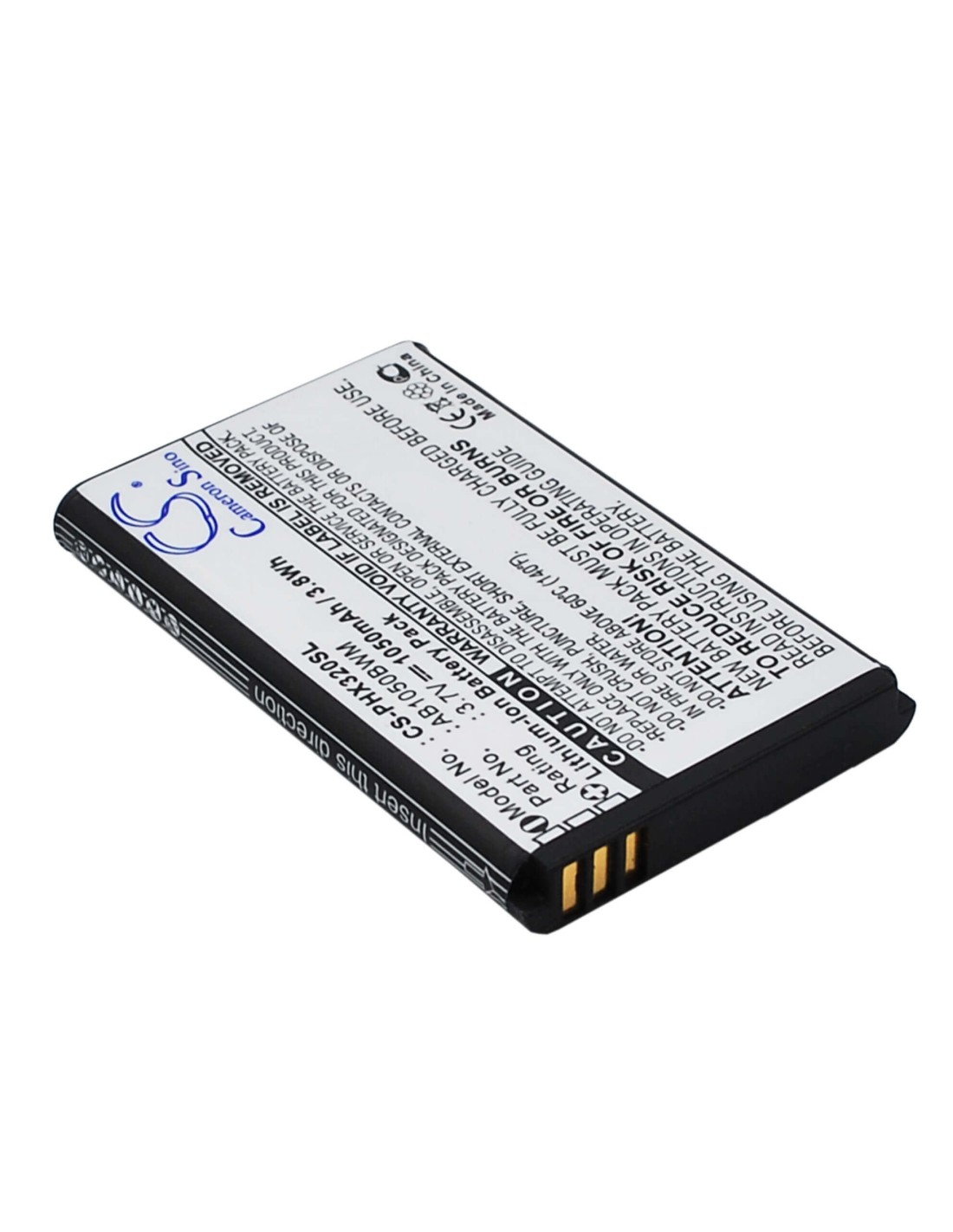 Battery for Philips Xenium X186, Xenium 312, Xenium 320 3.7V, 1050mAh - 3.89Wh