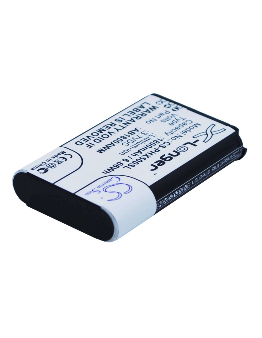 Battery for Philips Xenium X500, Xenium 9@9K, Xenium 9A9K 3.7V, 1800mAh - 6.66Wh