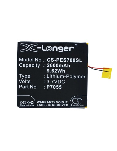 Battery for POSH Equal, S700A 3.7V, 2600mAh - 9.62Wh
