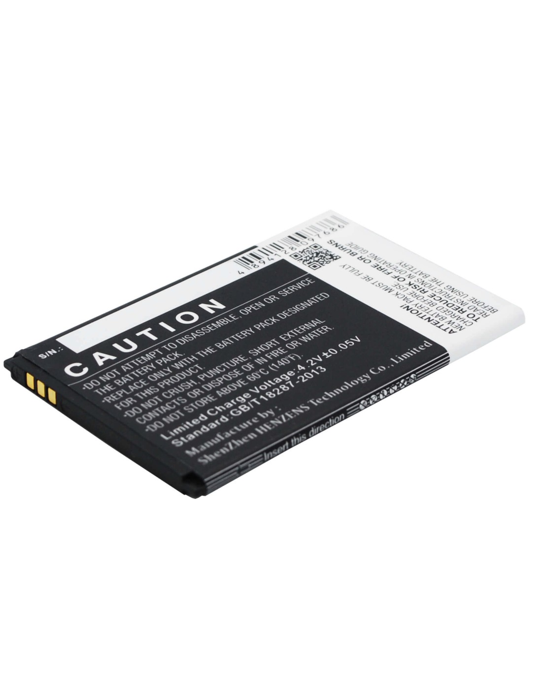 Battery for Prestigio MultiPhone 3400 Duo 3.7V, 1500mAh - 5.55Wh