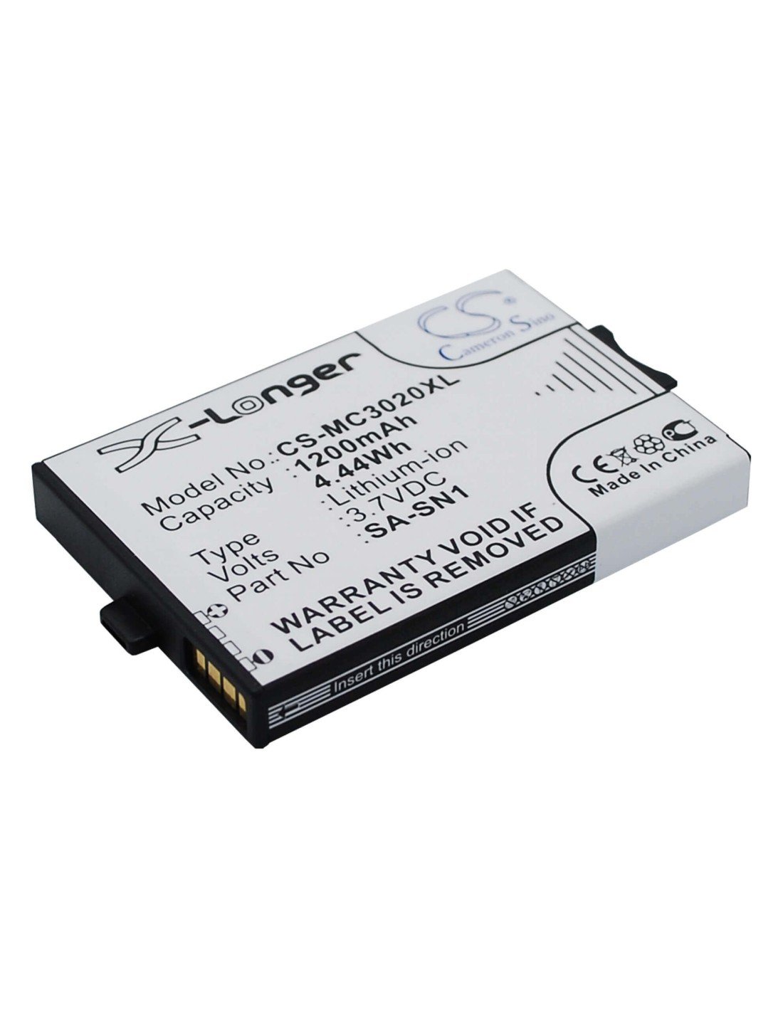 Battery for Sagem 3020, 3000, 3016 3.7V, 1200mAh - 4.44Wh