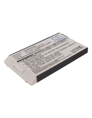 Battery for Sagem MYC4-2, MYC42, MY-C3-2 3.7V, 650mAh - 2.41Wh