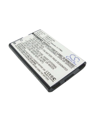 Battery for Sagem MYX1-2, X6, MYX1-2 Trio 3.7V, 750mAh - 2.78Wh