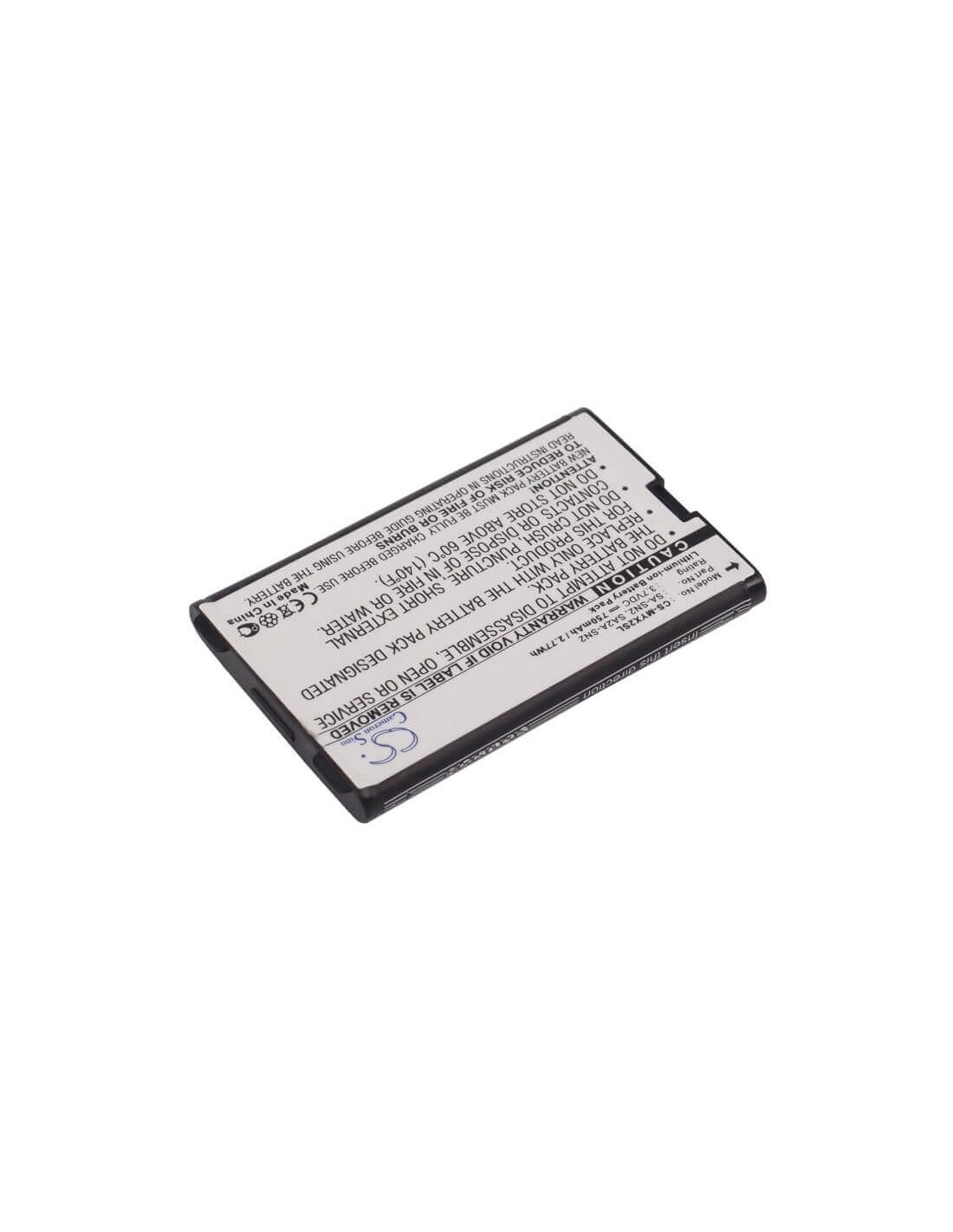Battery for Sagem MYX-2, MYX2, MYX3-2 3.7V, 750mAh - 2.78Wh