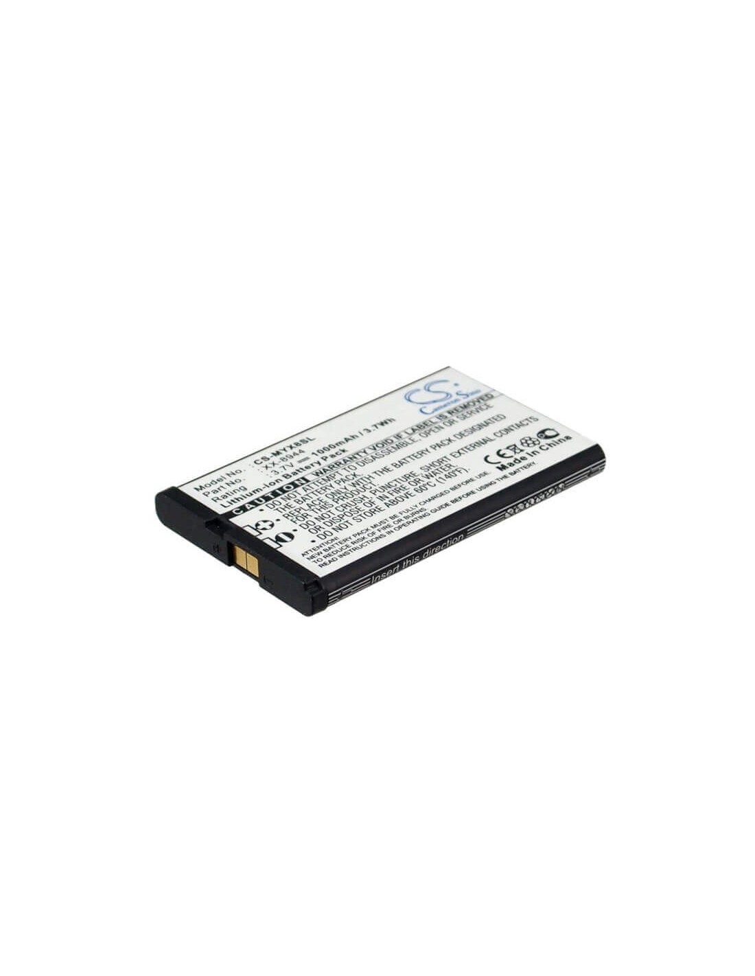 Battery for Sagem MYX-8, MYX8 3.7V, 1000mAh - 3.70Wh
