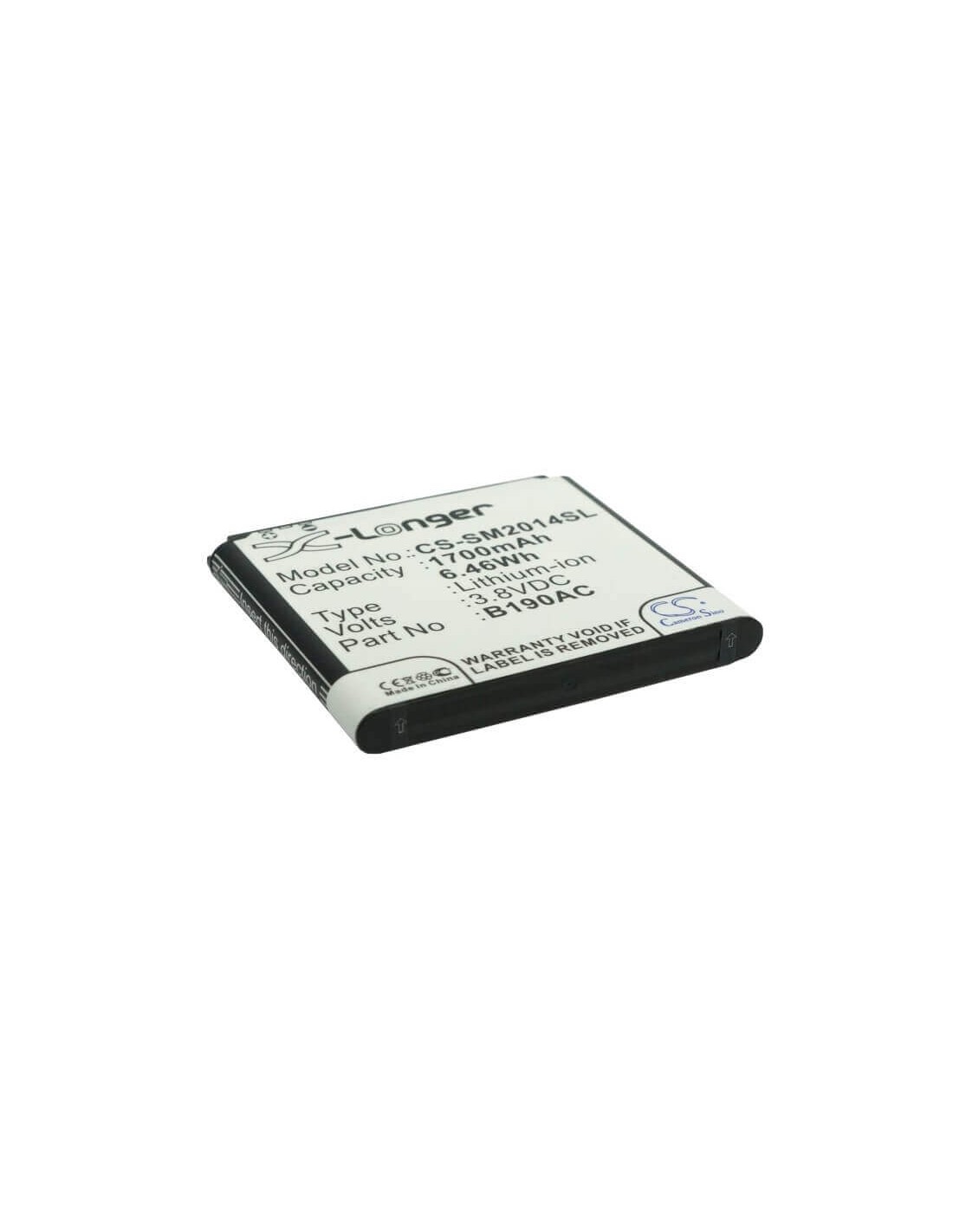 Battery for Samsung SM-W2014, Uniscope U, SM-G9098 3.8V, 1700mAh - 6.46Wh