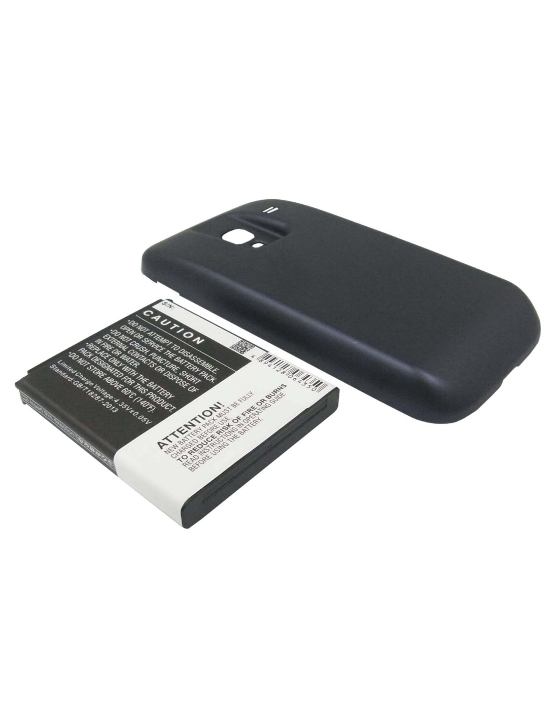 Battery for Samsung Galaxy Ace 2, GT-I8160, GT-I8160P, with black back cover 3.8V, 3500mAh - 13.30Wh