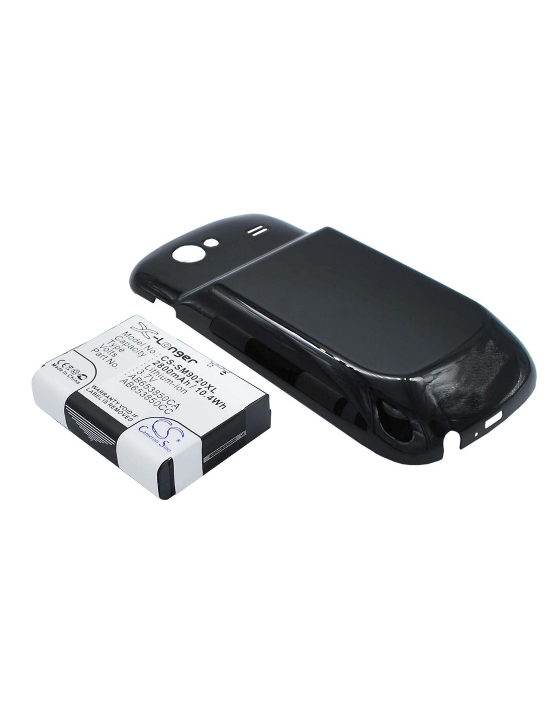 Battery for Samsung Nexus S, Nexus S 4G, GT-I9020 3.7V, 2800mAh - 10.36Wh