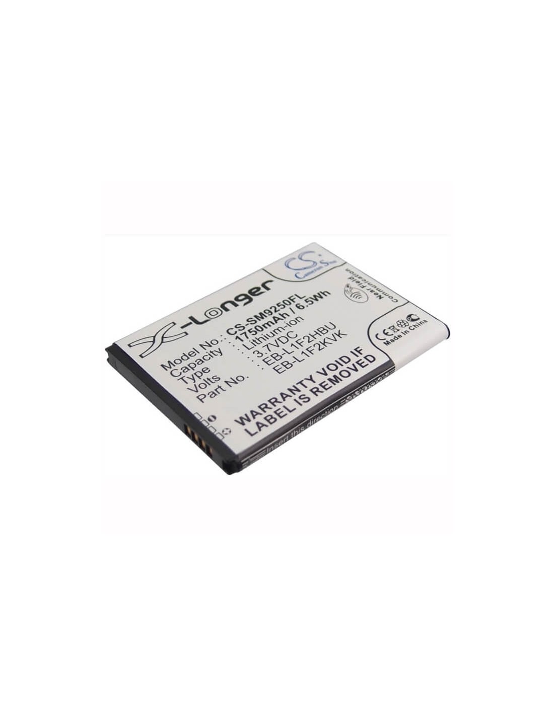 Battery for Samsung GT-i9250, Nexus Prime, Galaxy Nexus NFC support 3.7V, 1750mAh - 6.48Wh