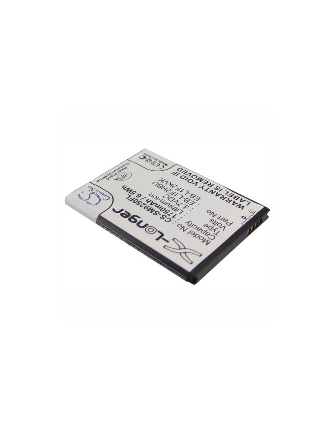 Battery for Samsung GT-i9250, Nexus Prime, Galaxy Nexus NFC support 3.7V, 1750mAh - 6.48Wh