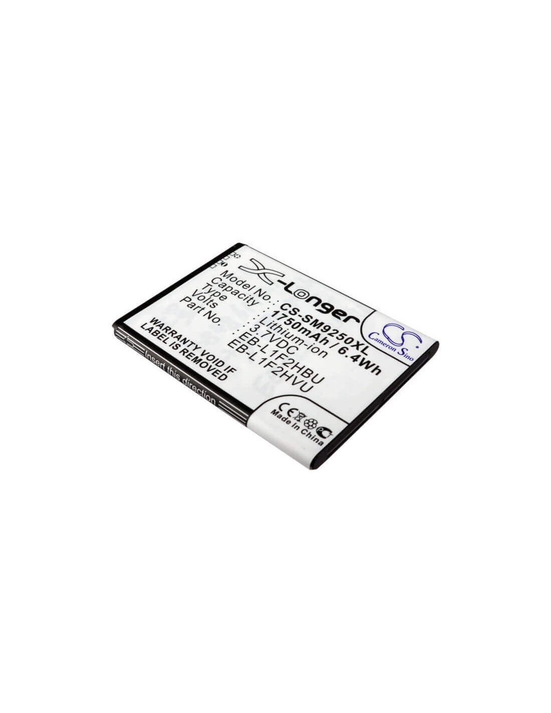 Battery for Samsung GT-i9250, Nexus Prime, Galaxy Nexus 3.7V, 1750mAh - 6.48Wh