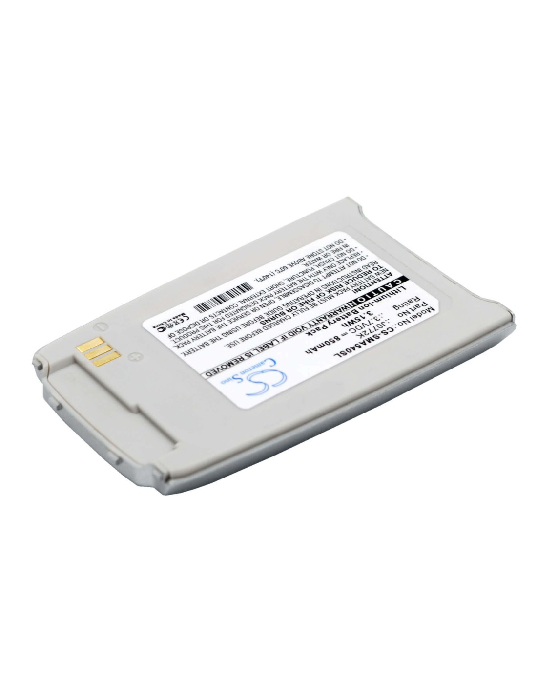 Battery for Samsung SPH-A540 3.7V, 850mAh - 3.15Wh