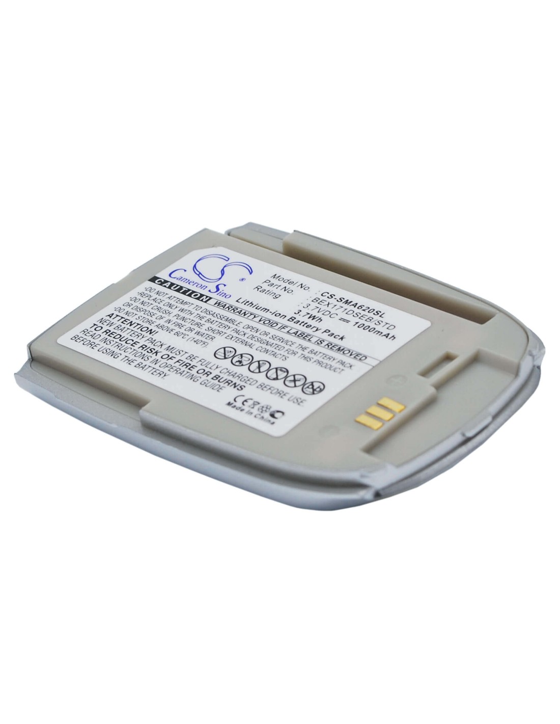 Battery for Samsung SPH-A620, VAG-1000 3.7V, 1000mAh - 3.70Wh