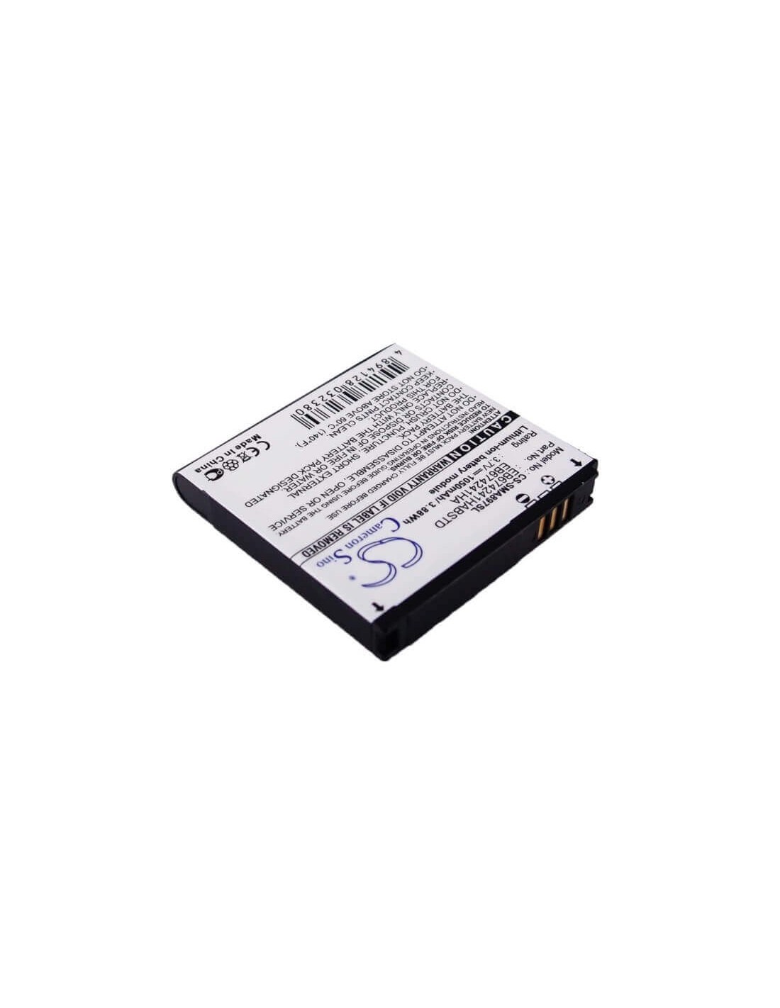 Battery for Samsung Mythic SGH-A897, R860, Mythic A897 3.7V, 1050mAh - 3.89Wh