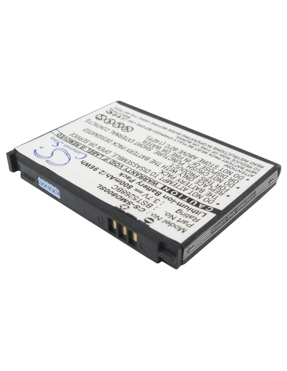 Battery for Samsung SGH-D808 3.7V, 800mAh - 2.96Wh