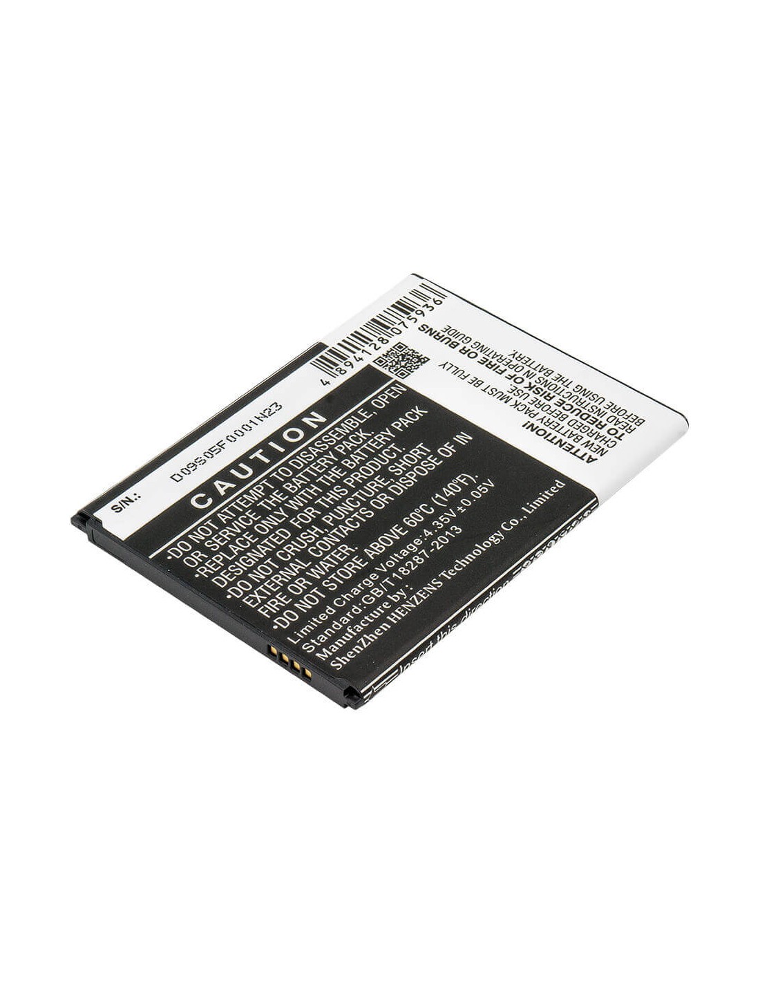 Battery for Samsung GT-I9200, GT-i9205, Galaxy Mega 6.3 LTE 8GB 3.8V, 3200mAh - 12.16Wh