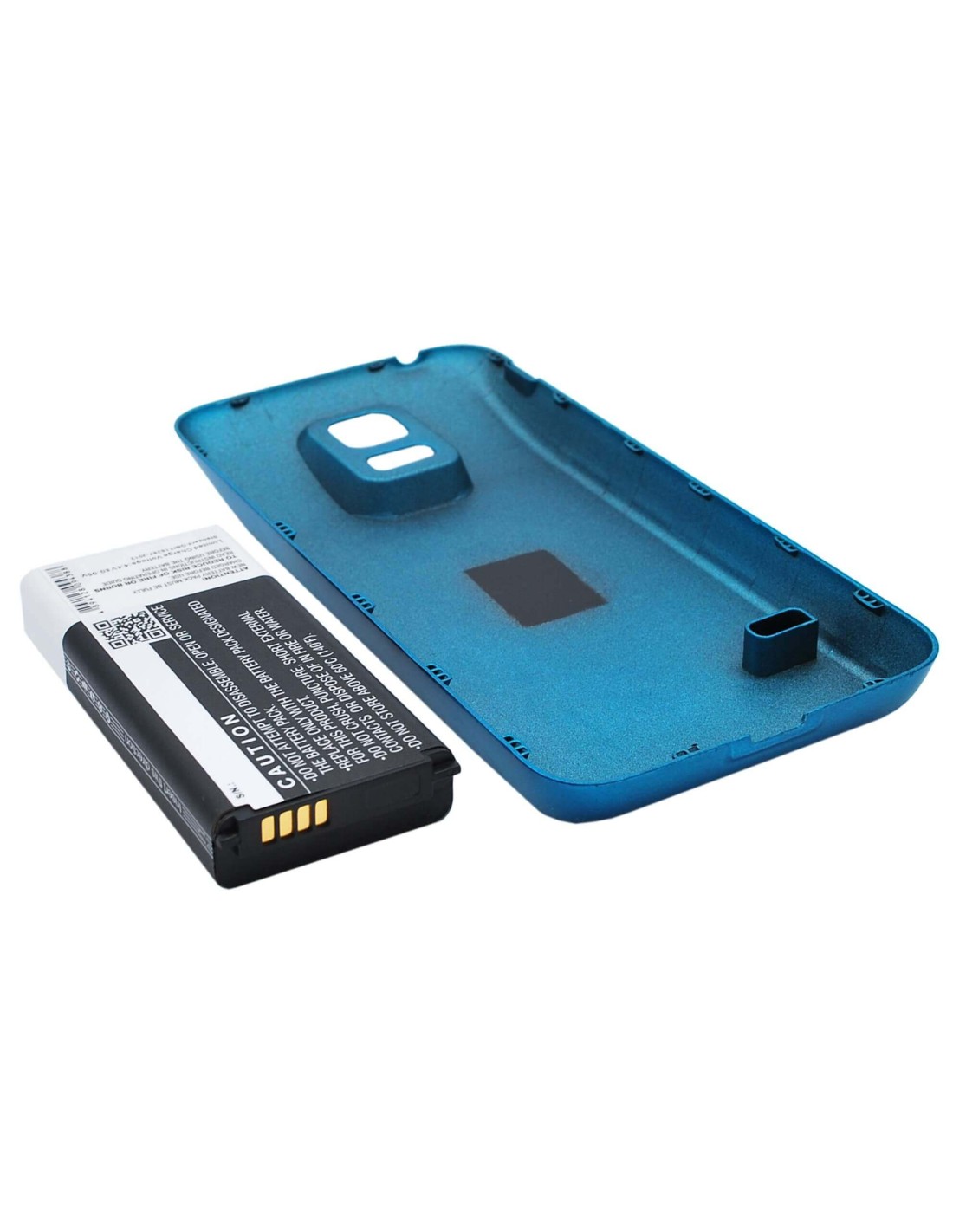 Battery for Samsung Galaxy S5 Mini, SM-G800A, SM-G800F, blue cover 3.8V, 3800mAh - 14.44Wh