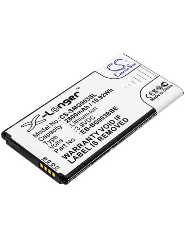Battery for Samsung Galaxy S5 Neo, SM-G903FD, Galaxy S5 Neo Duos 3.9V, 2800mAh - 10.92Wh