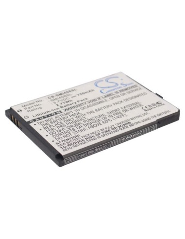 Battery for Samsung SGH-i400, SGH-i408 3.7V, 750mAh - 2.78Wh