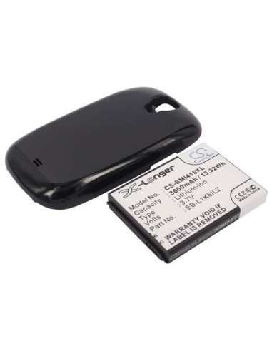 Battery for Samsung SCH-i415, Stratosphere II, Galaxy S Relay 4G 3.7V, 3600mAh - 13.32Wh