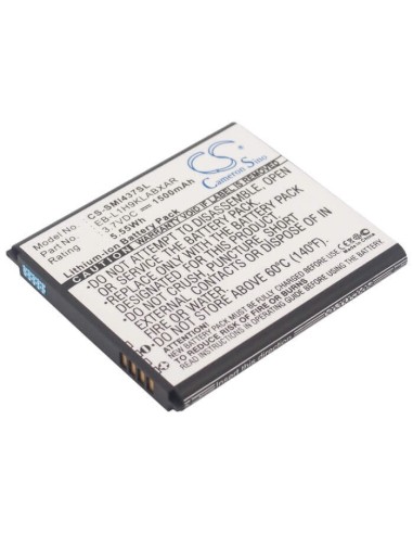 Battery for Samsung Galaxy Express, SGH-I437, GT-I8730 3.7V, 1500mAh - 5.55Wh