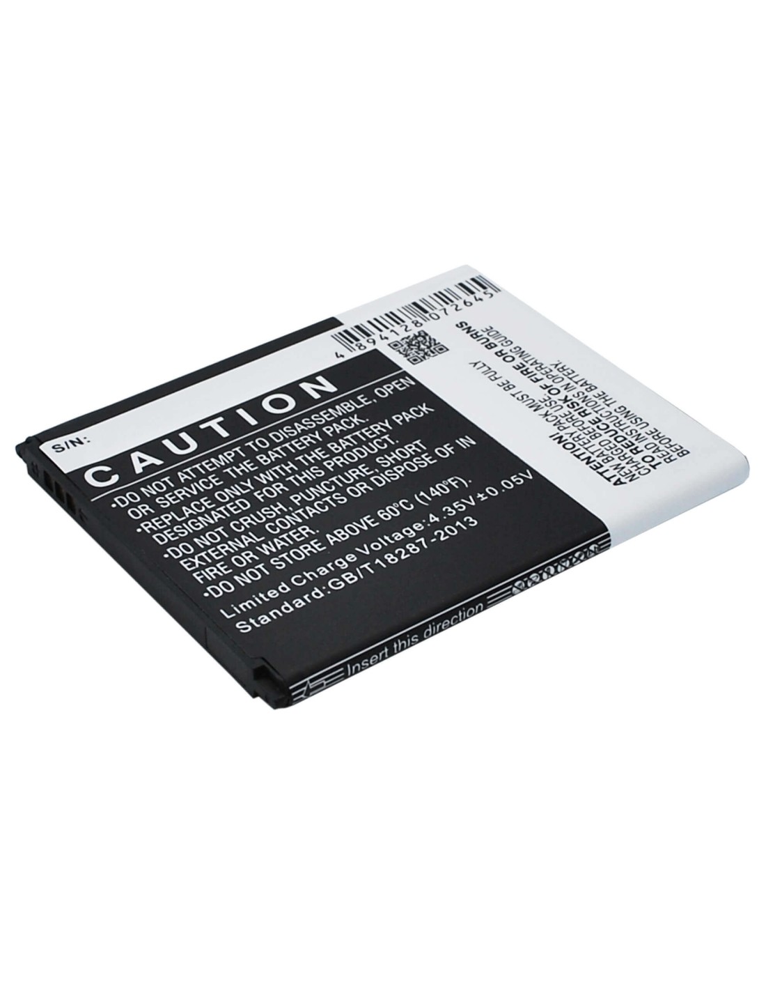 Battery for Samsung GT-I8262D, Galaxy Duos, Galaxy Style Duos 3.8V, 1700mAh - 6.46Wh