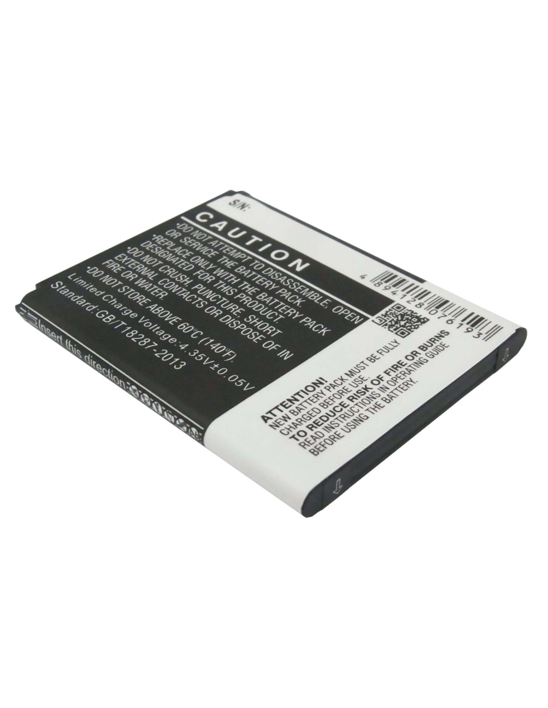 Battery for Samsung GT-i9080, GT-i9082, Galaxy Grand 3.8V, 2100mAh - 7.98Wh
