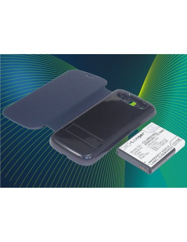Battery for Samsung GT-I9300, GT-I9308, SGH-T999V, blue flip cover 3.7V, 4200mAh - 15.54Wh