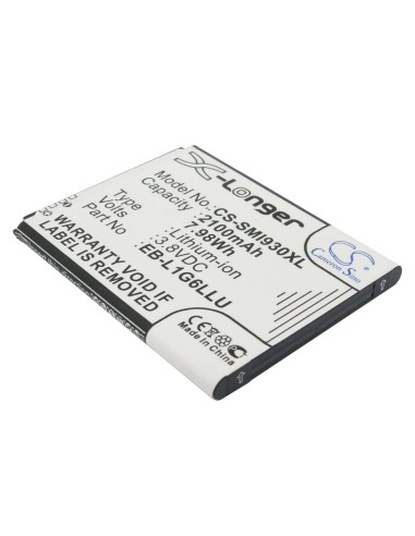 Battery for Samsung GT-I9300, GT-I9308, Galaxy S3 3.8V, 2100mAh - 7.98Wh