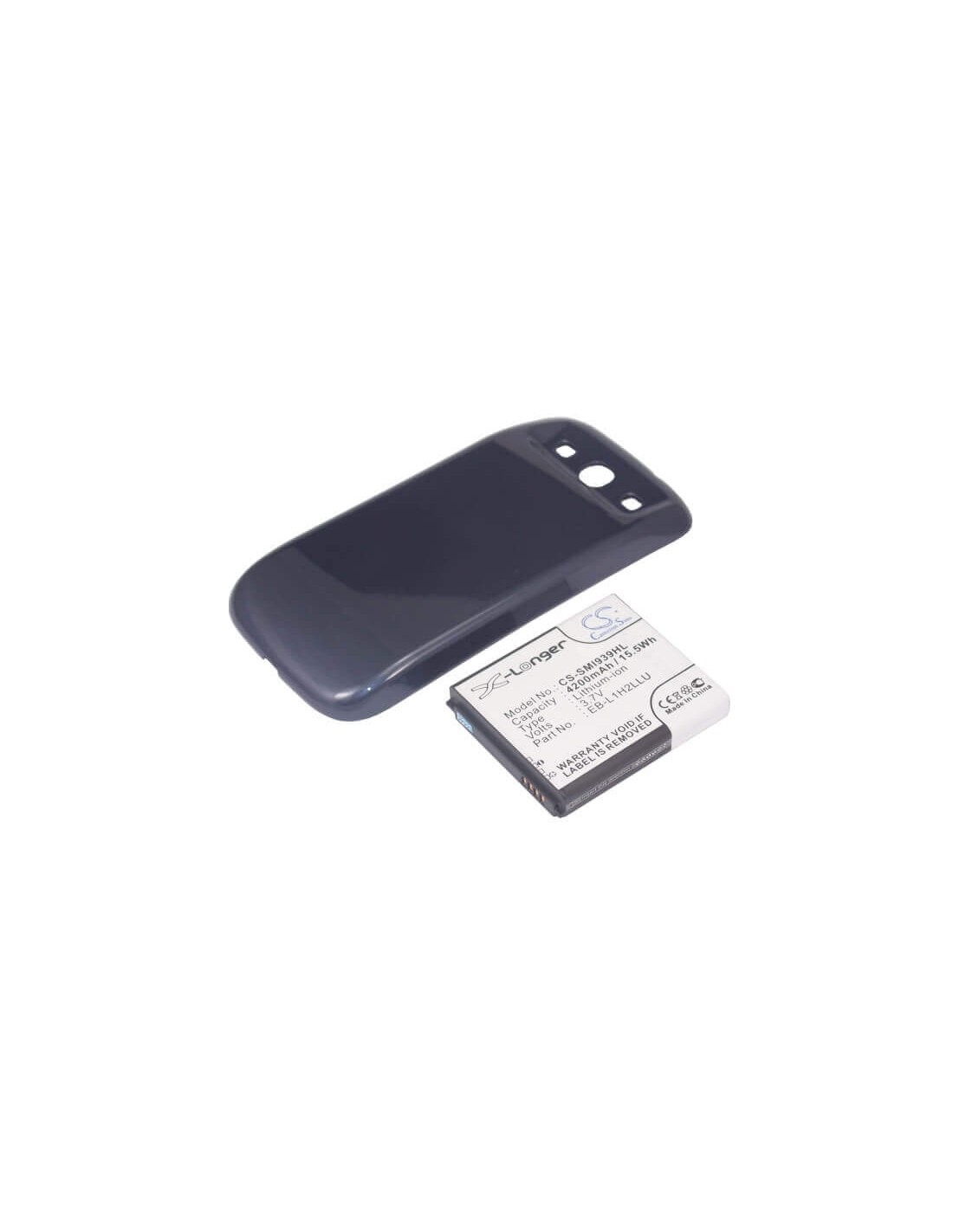 Battery for Samsung Midas, SC-06D with Blue back cover 3.7V, 4200mAh - 15.54Wh
