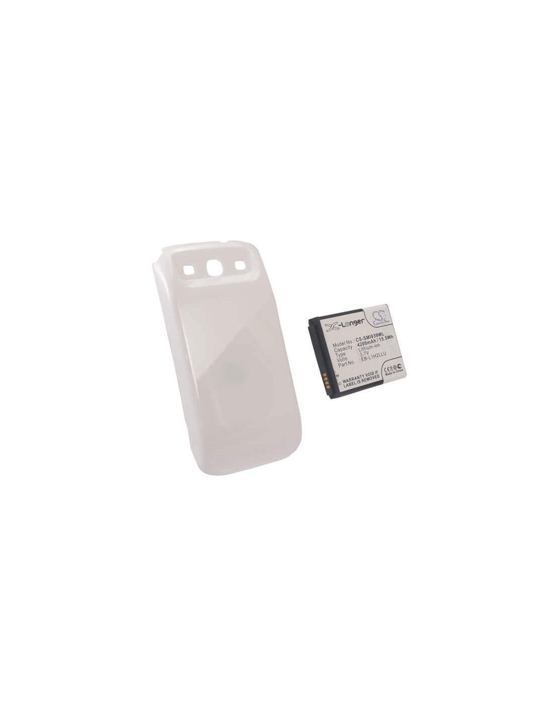 Battery for Samsung Midas, SC-06D with white back cover 3.7V, 4200mAh - 15.54Wh