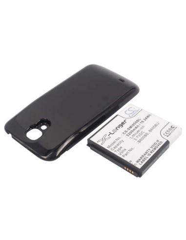 Battery for Samsung Galaxy S4, Galaxy S4 LTE, GT-I9500 black cover 3.7V, 5200mAh - 19.24Wh