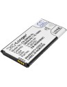 Battery for Samsung Galaxy S5, GT-I9600, GT-I9602, NFC support 3.85V, 2800mAh - 10.78Wh