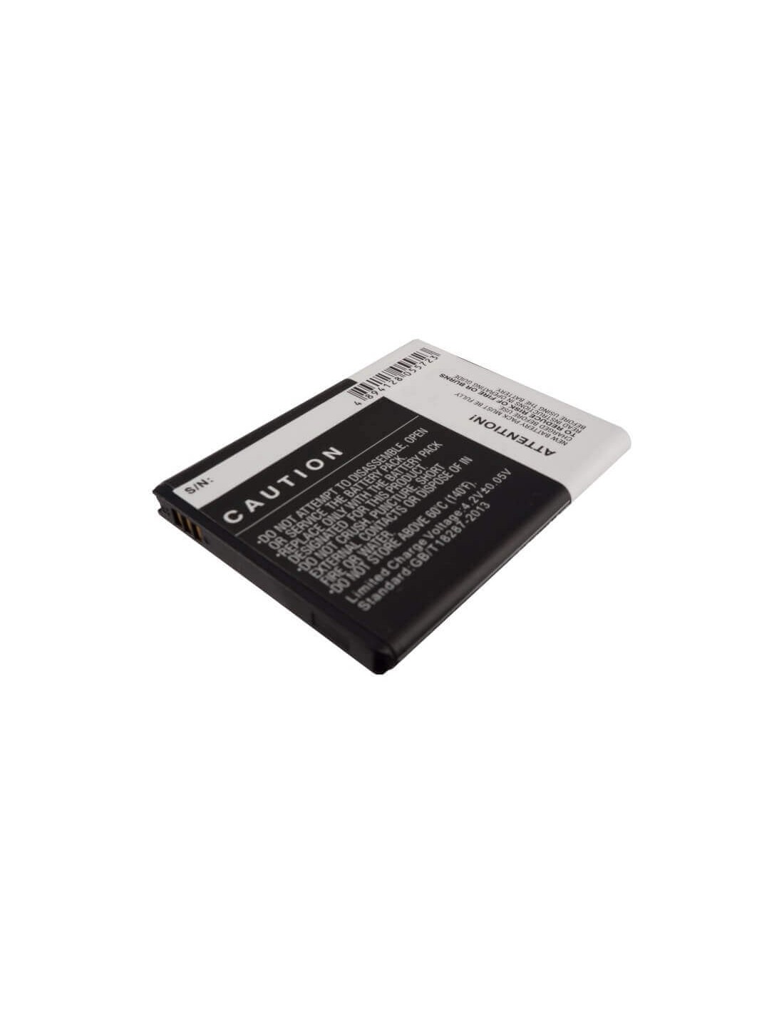 Battery for Samsung Galaxy Note, GT-N7000, GT-I9220 3.7V, 2500mAh - 9.25Wh
