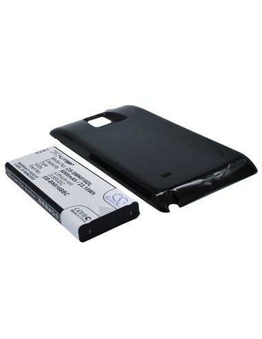 Battery for Samsung Galaxy Note 4, SM-N910F, SM-N9109W with black back cover 3.85V, 6000mAh - 23.10Wh