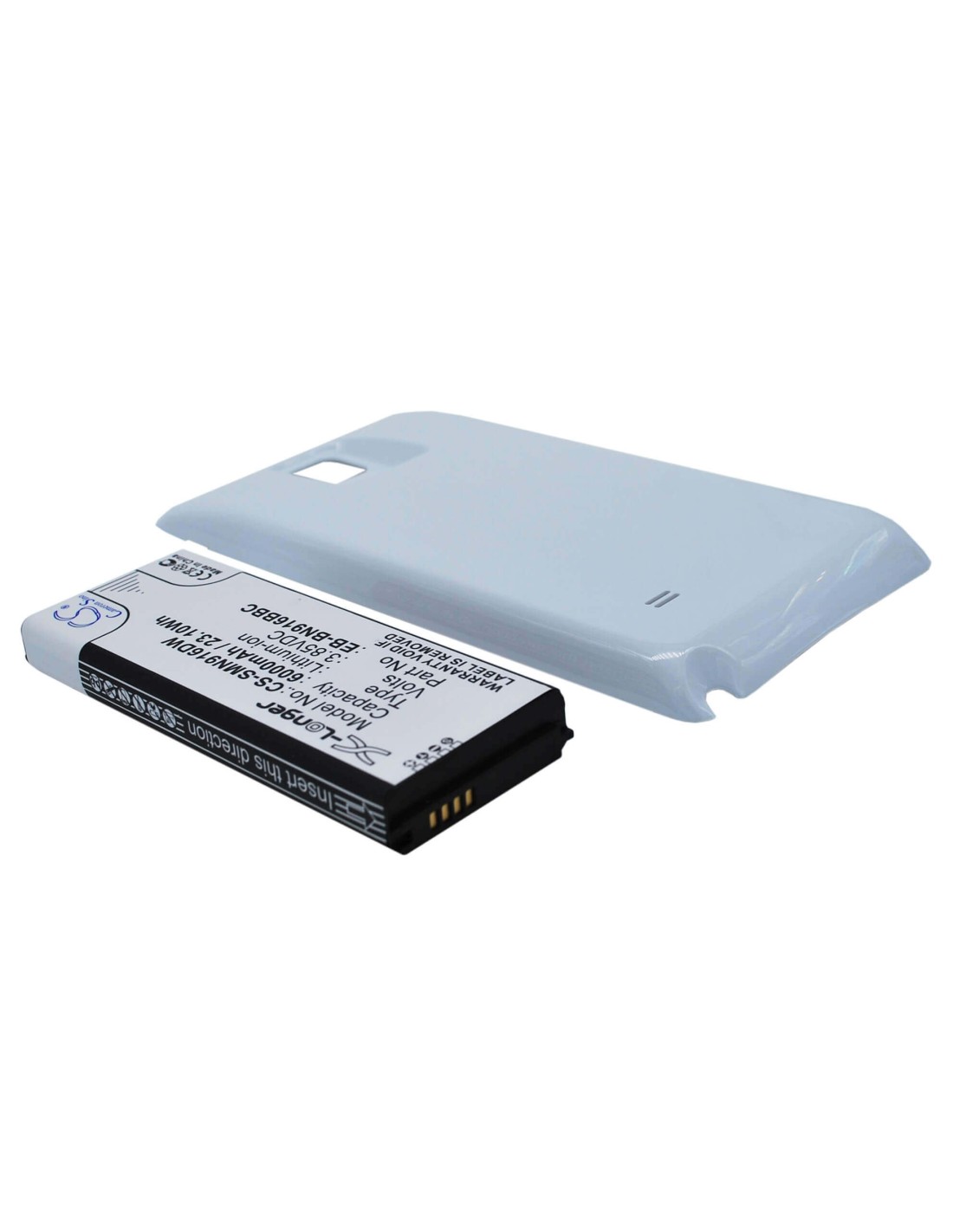 Battery for Samsung Galaxy Note 4, SM-N910F, SM-N9109W 3.85V, 6000mAh - 23.10Wh