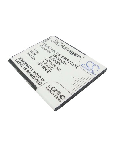 Battery for Samsung GT-S7275, Galaxy Ace 3, Galaxy Ace 3 LTE 3.8V, 1800mAh - 6.84Wh