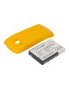 Battery For Samsung Gt-s6500, Gt-s6500d, Galaxy Mini 2, Yellow Cover 3.7v, 2400mah - 8.88wh