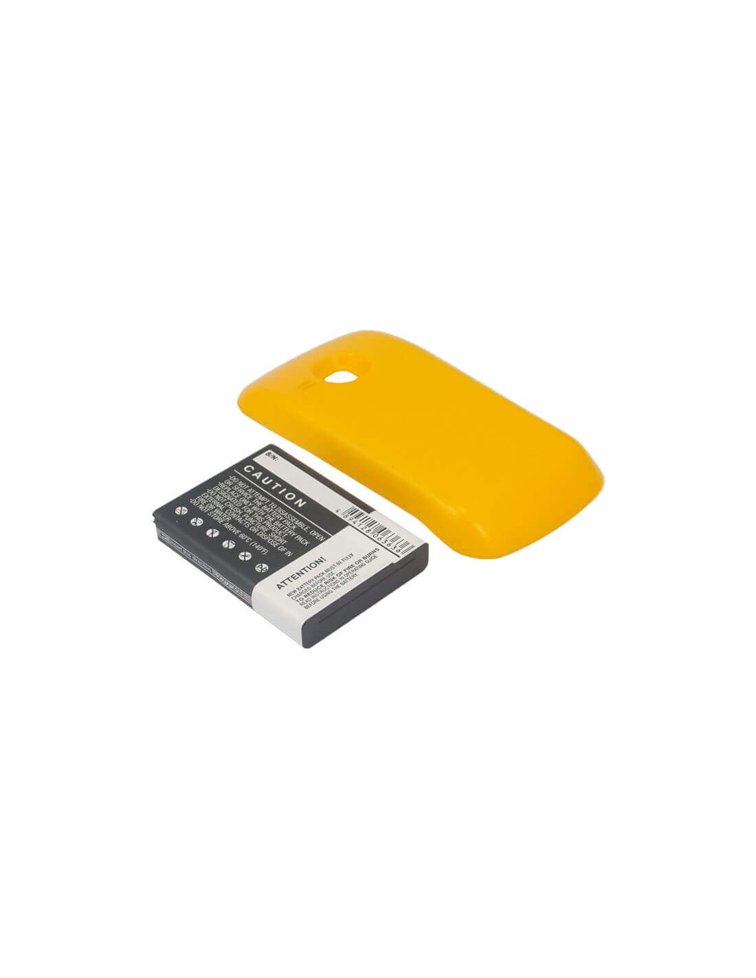 Battery for Samsung GT-S6500, GT-S6500D, Galaxy Mini 2, yellow cover 3.7V, 2400mAh - 8.88Wh