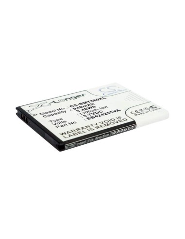 Battery for Samsung Character R640, Chat 335, Comment R380 3.7V, 940mAh - 4.07Wh