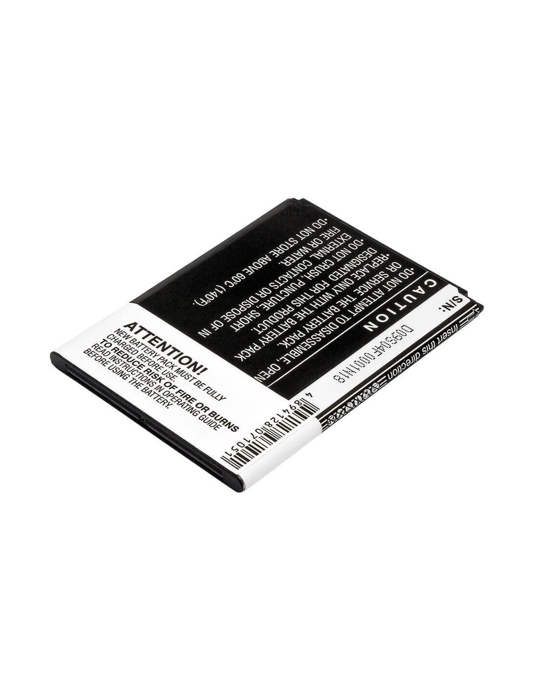 Battery for Samsung SGH-T699, Galaxy S Blaze Q, Relay 4G 3.7V, 1800mAh - 6.66Wh